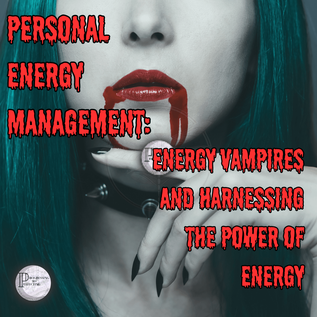 13 Personal Energy Management : a woman with green hair and red lipstick